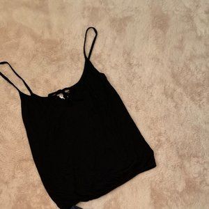 Top and athletic shorts